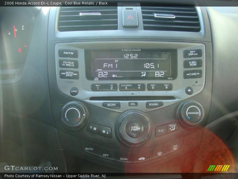 Cool Blue Metallic / Black 2006 Honda Accord EX-L Coupe