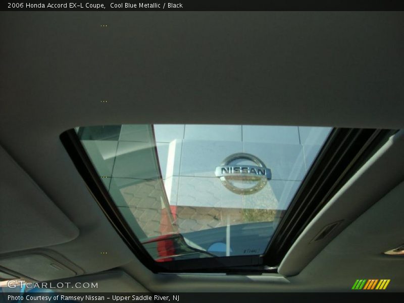 Cool Blue Metallic / Black 2006 Honda Accord EX-L Coupe