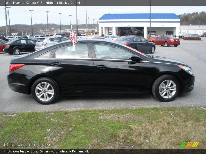 Midnight Black / Camel 2011 Hyundai Sonata GLS