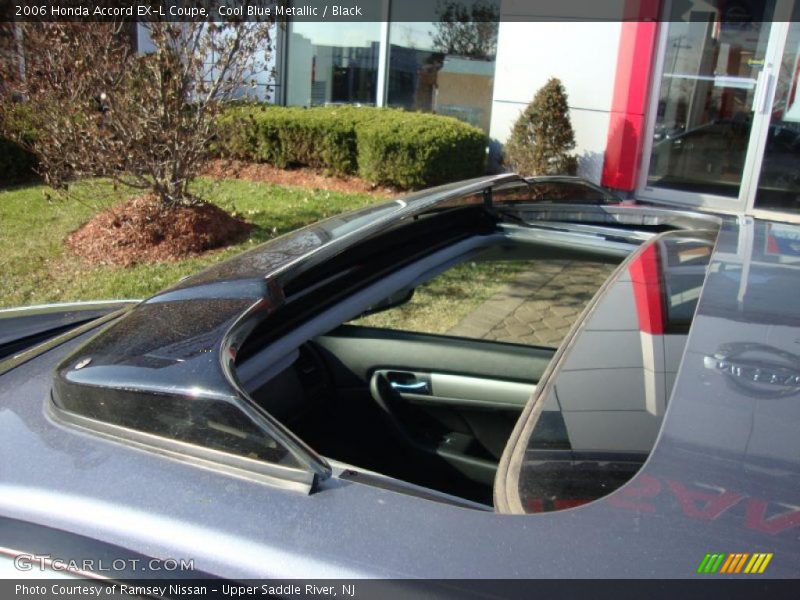 Cool Blue Metallic / Black 2006 Honda Accord EX-L Coupe