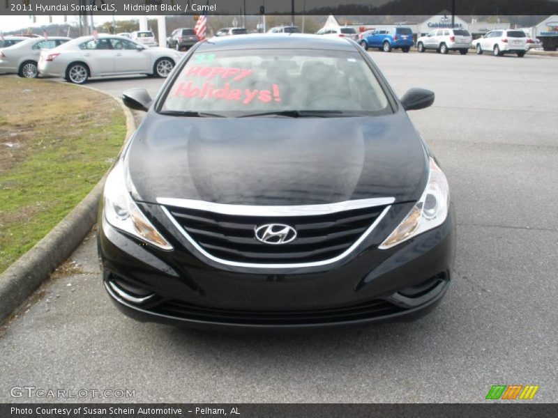 Midnight Black / Camel 2011 Hyundai Sonata GLS