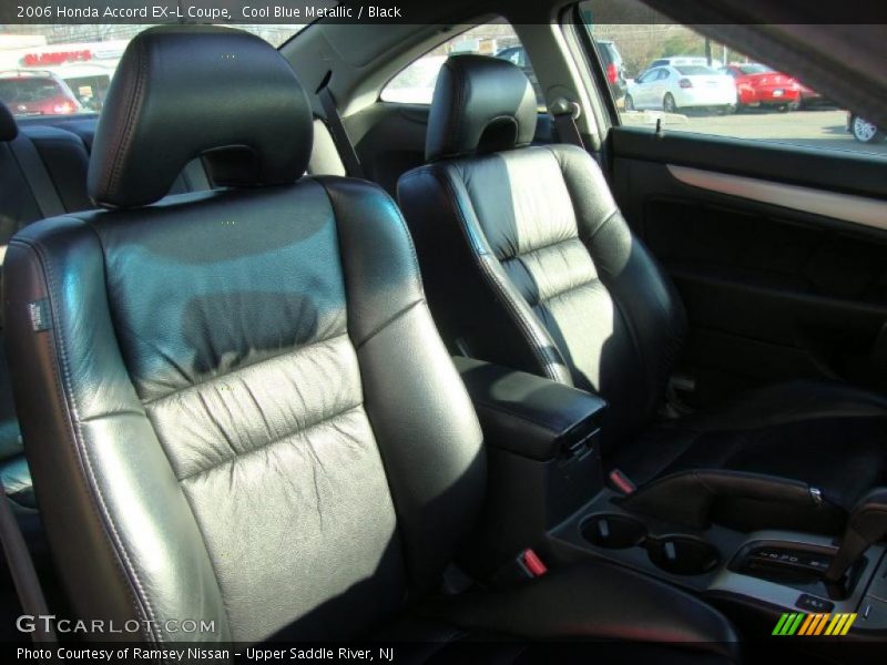 Cool Blue Metallic / Black 2006 Honda Accord EX-L Coupe