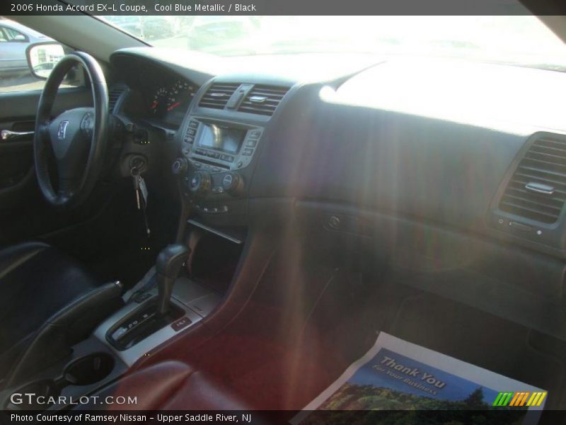 Cool Blue Metallic / Black 2006 Honda Accord EX-L Coupe
