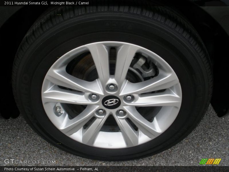 Midnight Black / Camel 2011 Hyundai Sonata GLS