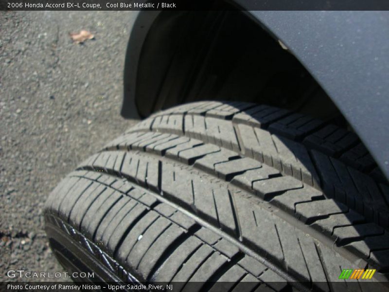 Cool Blue Metallic / Black 2006 Honda Accord EX-L Coupe