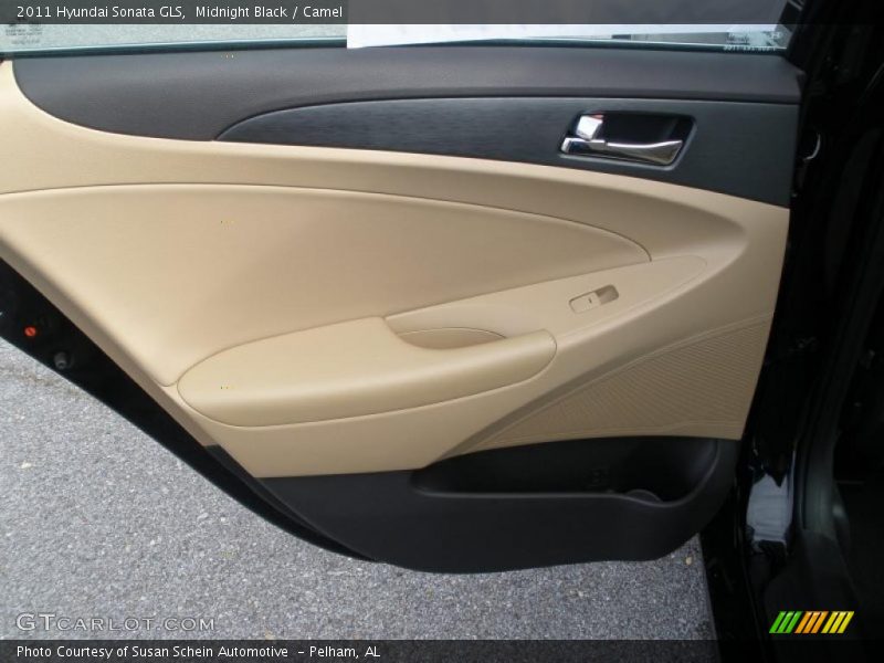 Midnight Black / Camel 2011 Hyundai Sonata GLS