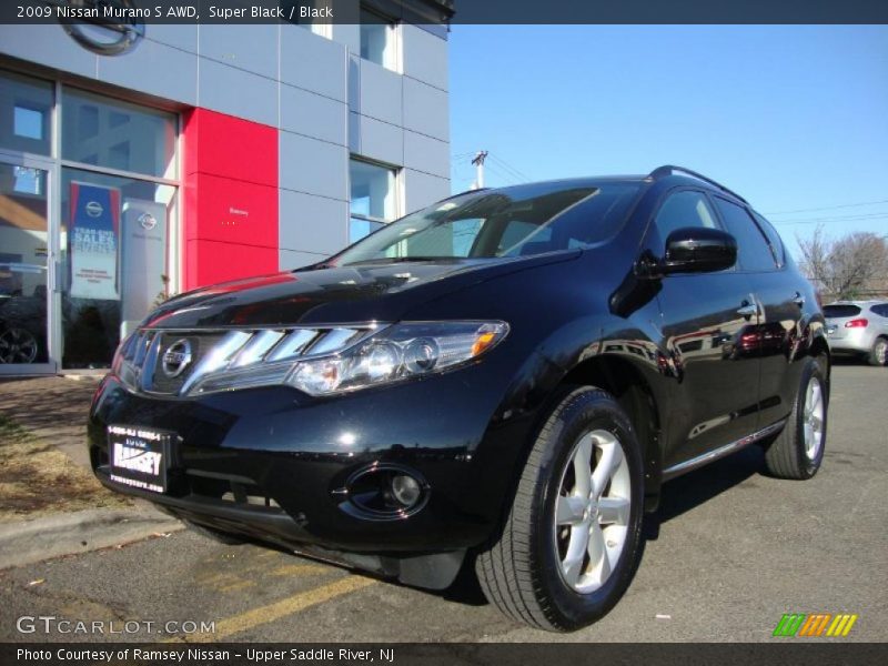 Super Black / Black 2009 Nissan Murano S AWD