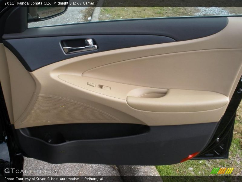 Midnight Black / Camel 2011 Hyundai Sonata GLS