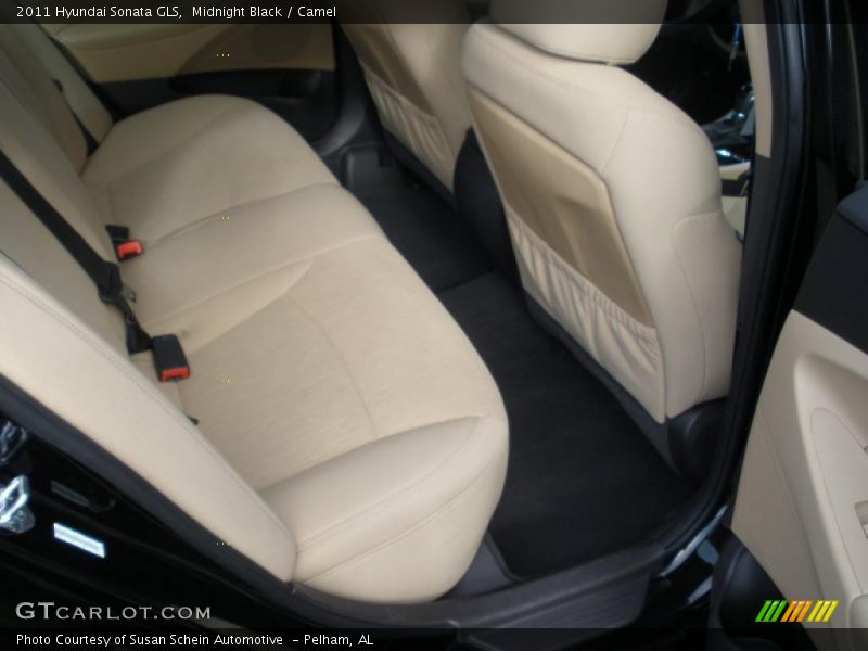 Midnight Black / Camel 2011 Hyundai Sonata GLS
