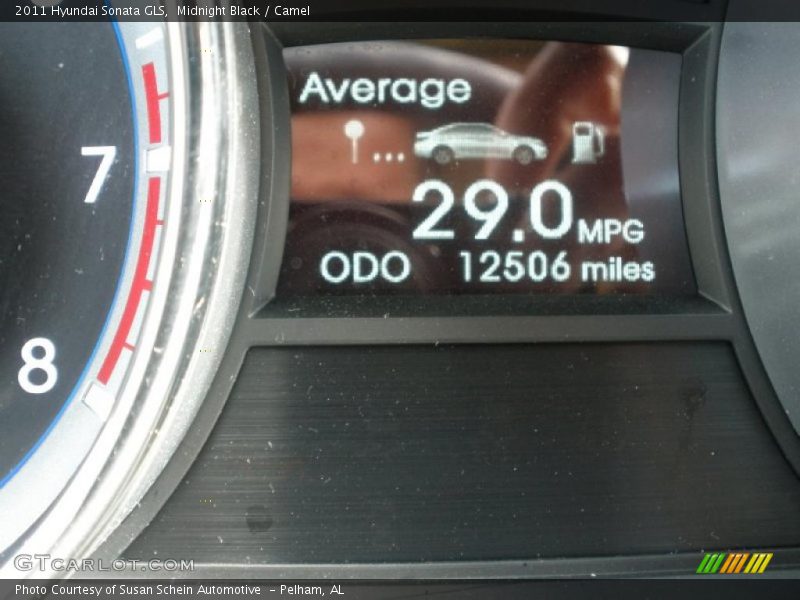 Midnight Black / Camel 2011 Hyundai Sonata GLS