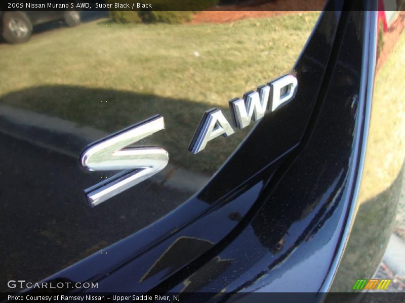 Super Black / Black 2009 Nissan Murano S AWD