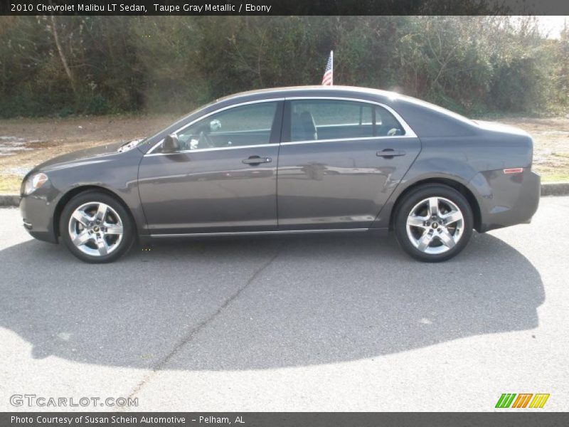 Taupe Gray Metallic / Ebony 2010 Chevrolet Malibu LT Sedan