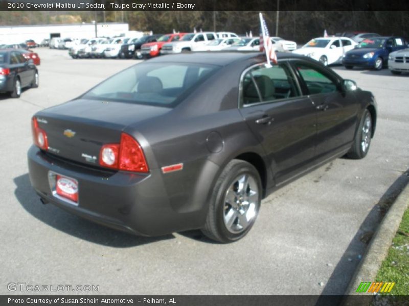 Taupe Gray Metallic / Ebony 2010 Chevrolet Malibu LT Sedan