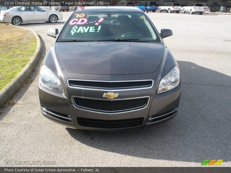 Taupe Gray Metallic / Ebony 2010 Chevrolet Malibu LT Sedan