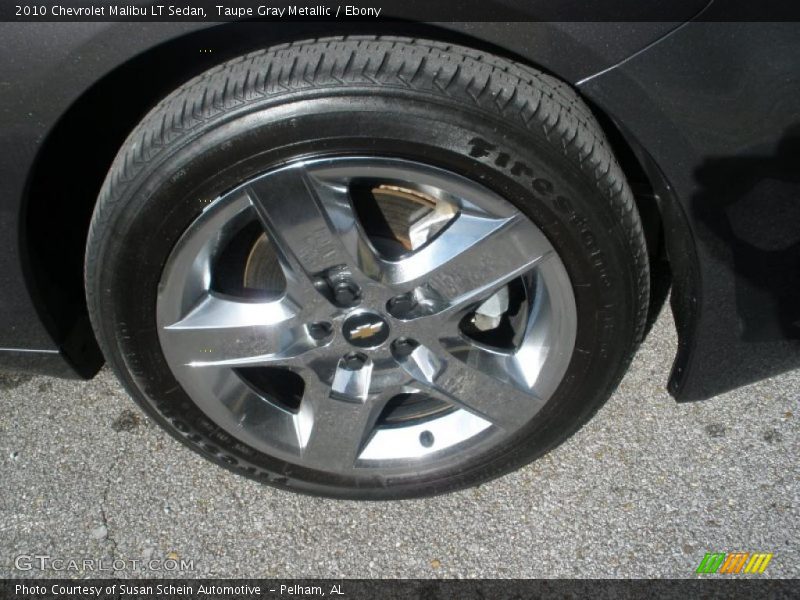 Taupe Gray Metallic / Ebony 2010 Chevrolet Malibu LT Sedan