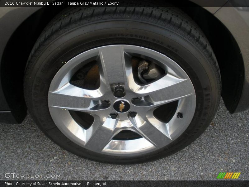 Taupe Gray Metallic / Ebony 2010 Chevrolet Malibu LT Sedan