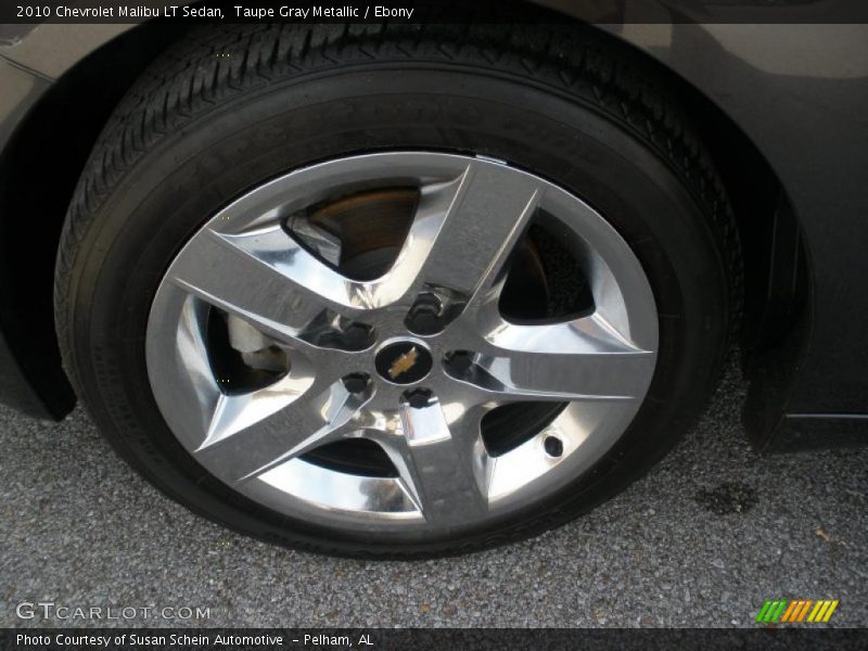 Taupe Gray Metallic / Ebony 2010 Chevrolet Malibu LT Sedan