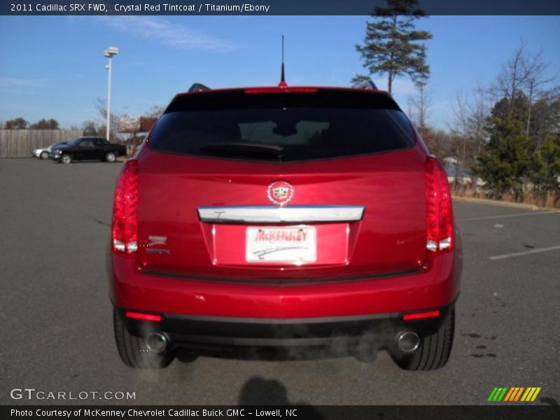 Crystal Red Tintcoat / Titanium/Ebony 2011 Cadillac SRX FWD