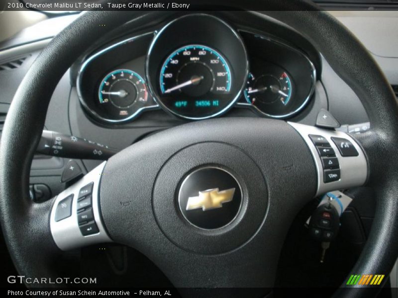 Taupe Gray Metallic / Ebony 2010 Chevrolet Malibu LT Sedan