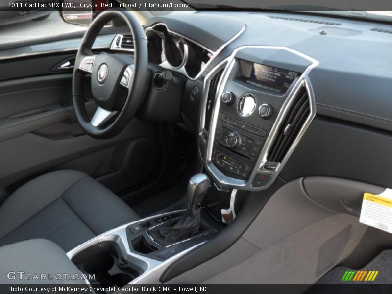 Crystal Red Tintcoat / Titanium/Ebony 2011 Cadillac SRX FWD