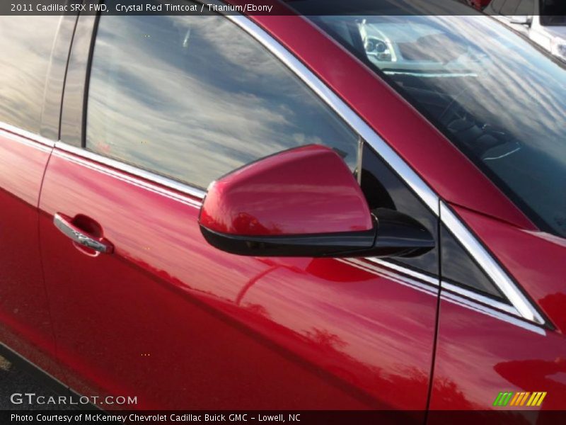 Crystal Red Tintcoat / Titanium/Ebony 2011 Cadillac SRX FWD