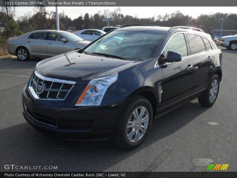 Imperial Blue Metallic / Titanium/Ebony 2011 Cadillac SRX FWD