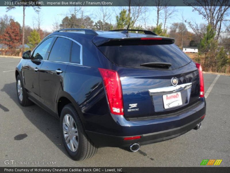 Imperial Blue Metallic / Titanium/Ebony 2011 Cadillac SRX FWD