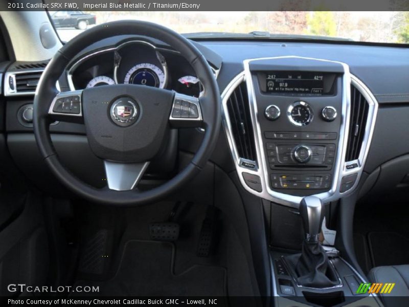 Imperial Blue Metallic / Titanium/Ebony 2011 Cadillac SRX FWD