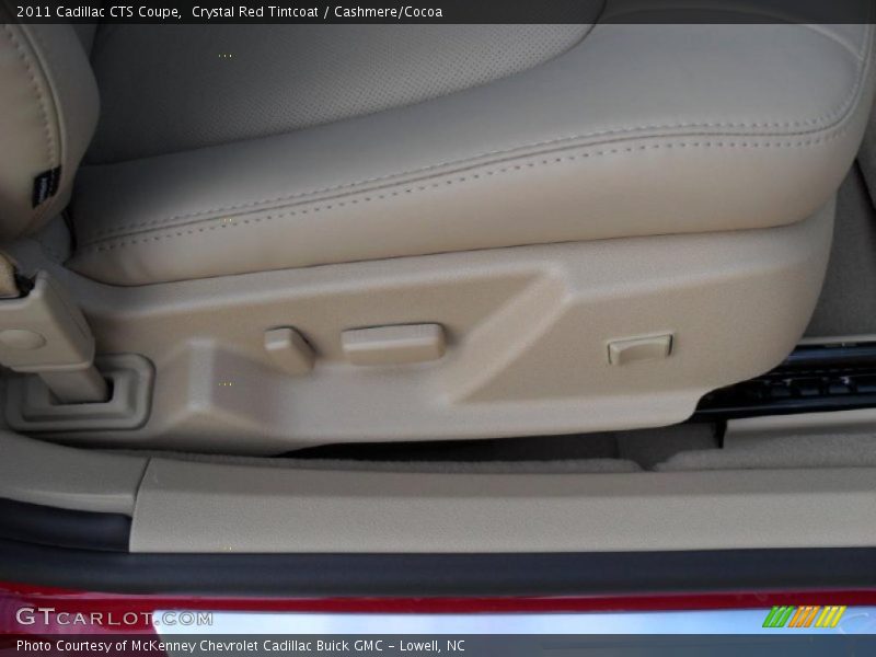 Crystal Red Tintcoat / Cashmere/Cocoa 2011 Cadillac CTS Coupe