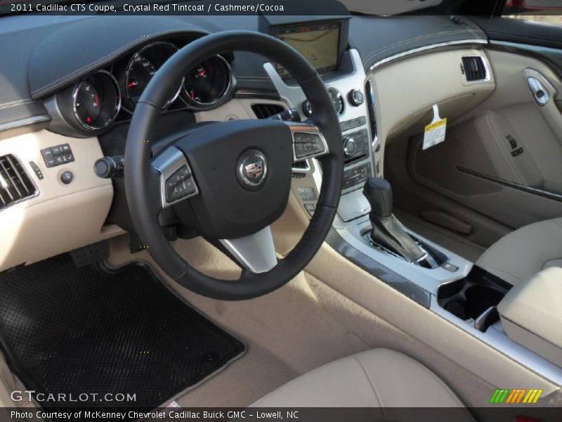 Cashmere/Cocoa Interior - 2011 CTS Coupe 