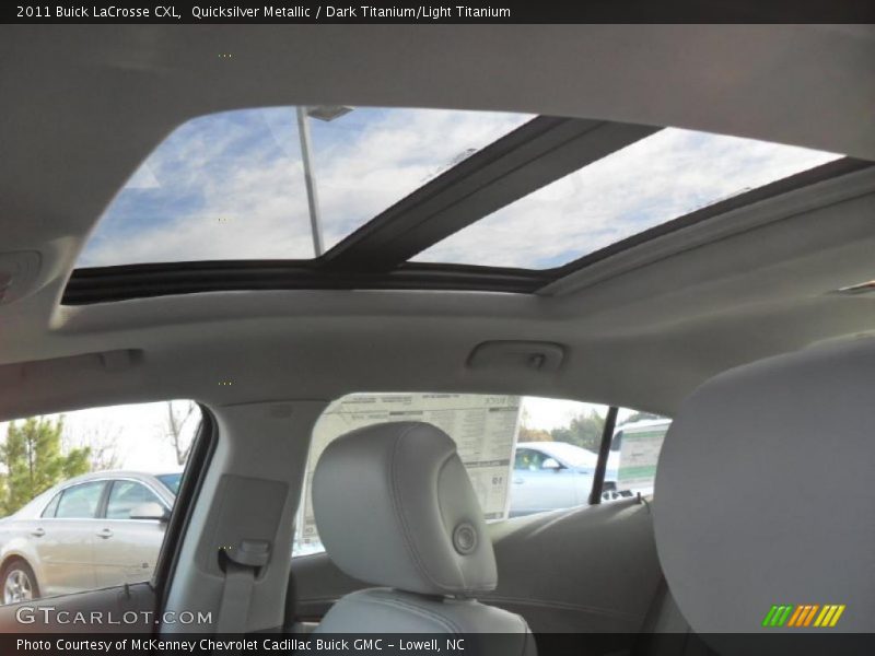 Sunroof of 2011 LaCrosse CXL