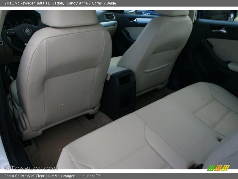 Candy White / Cornsilk Beige 2011 Volkswagen Jetta TDI Sedan