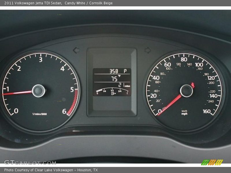  2011 Jetta TDI Sedan TDI Sedan Gauges