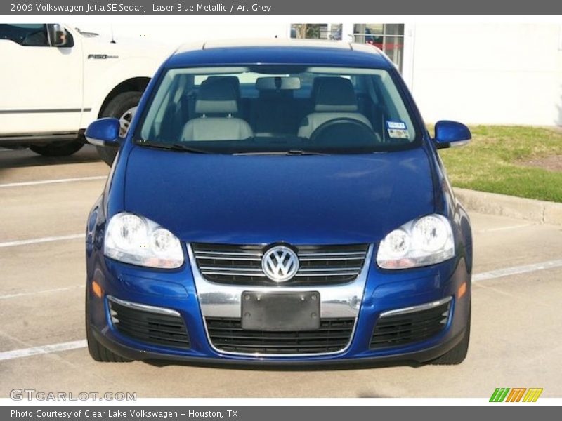 Laser Blue Metallic / Art Grey 2009 Volkswagen Jetta SE Sedan