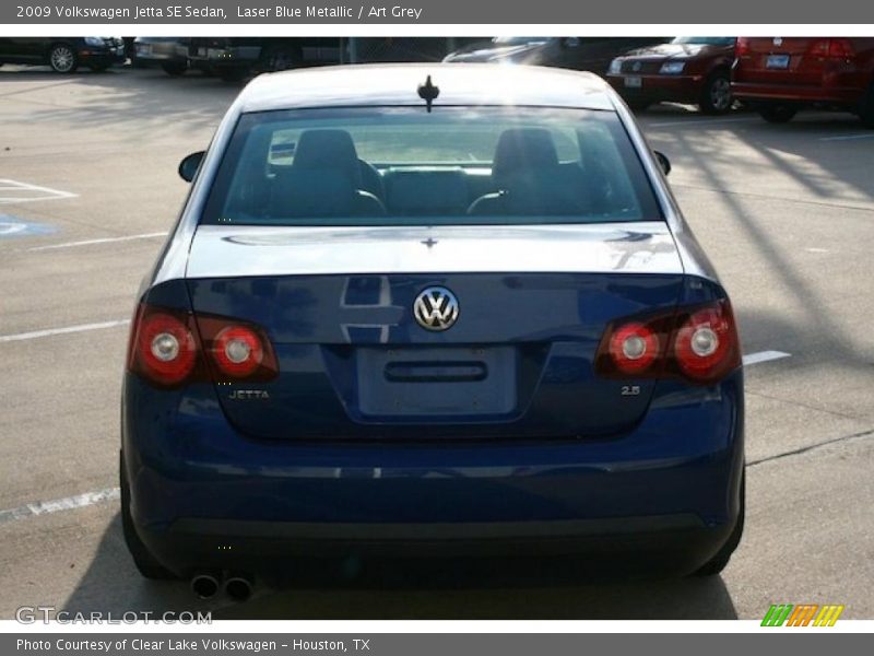 Laser Blue Metallic / Art Grey 2009 Volkswagen Jetta SE Sedan