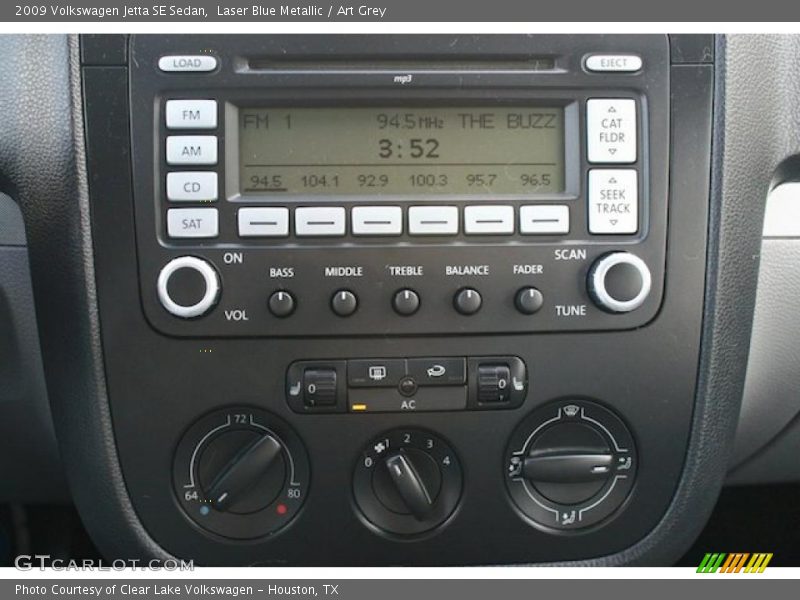 Laser Blue Metallic / Art Grey 2009 Volkswagen Jetta SE Sedan
