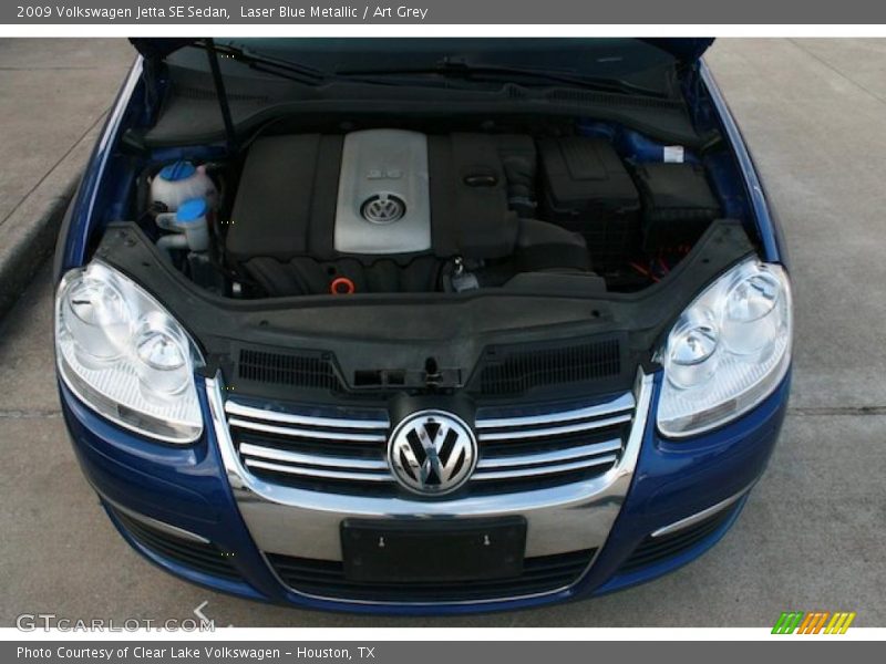 Laser Blue Metallic / Art Grey 2009 Volkswagen Jetta SE Sedan