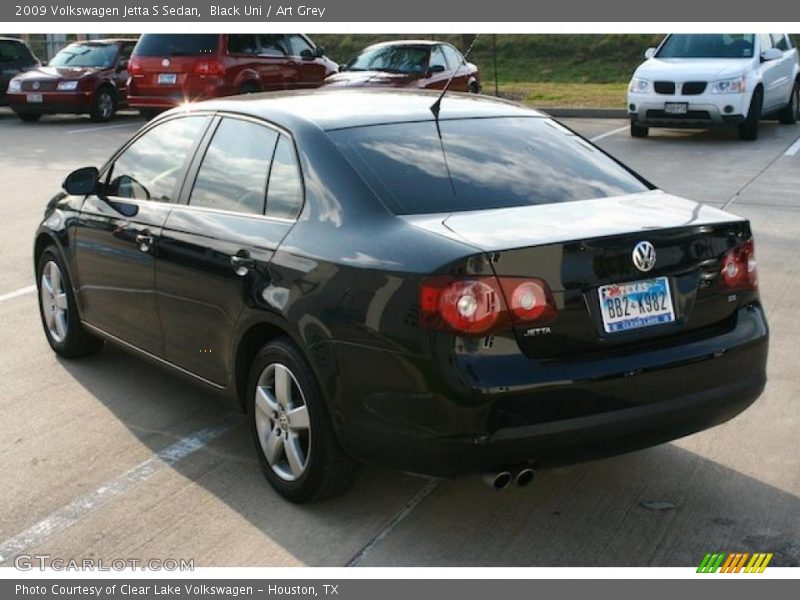 Black Uni / Art Grey 2009 Volkswagen Jetta S Sedan