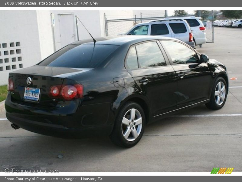 Black Uni / Art Grey 2009 Volkswagen Jetta S Sedan