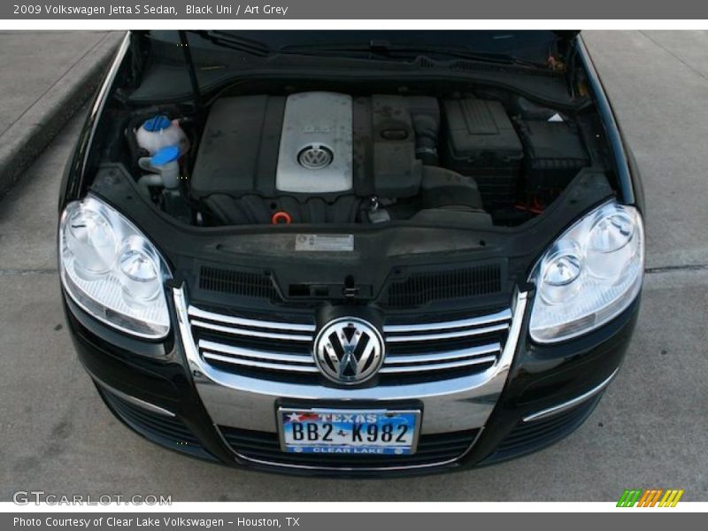 Black Uni / Art Grey 2009 Volkswagen Jetta S Sedan