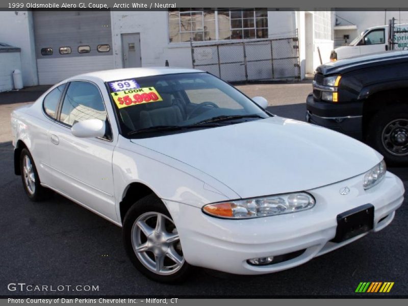 Arctic White / Neutral 1999 Oldsmobile Alero GL Coupe