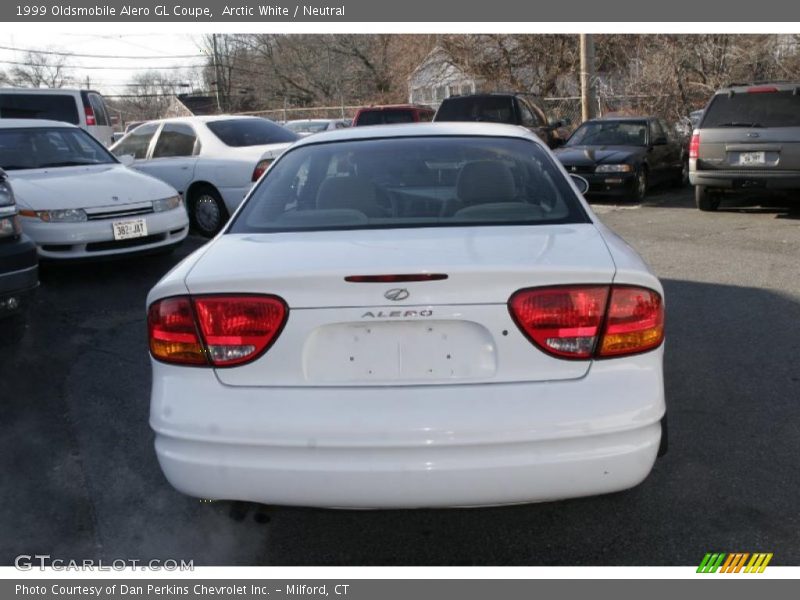 Arctic White / Neutral 1999 Oldsmobile Alero GL Coupe