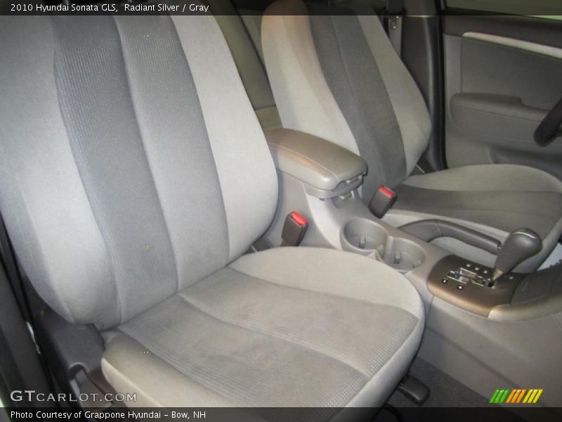 Radiant Silver / Gray 2010 Hyundai Sonata GLS