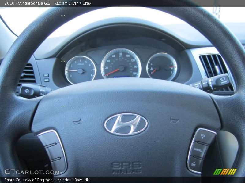 Radiant Silver / Gray 2010 Hyundai Sonata GLS