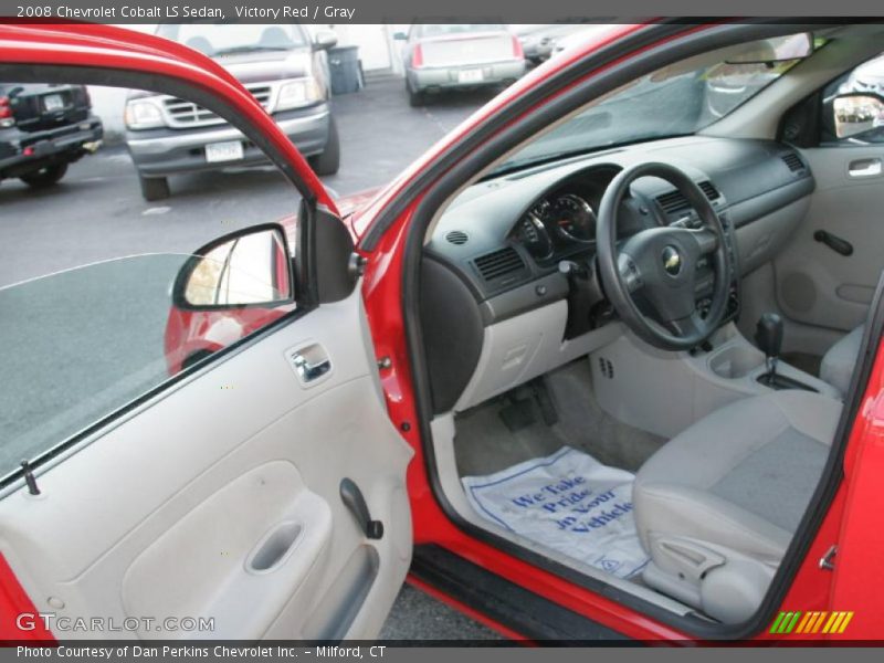 Victory Red / Gray 2008 Chevrolet Cobalt LS Sedan