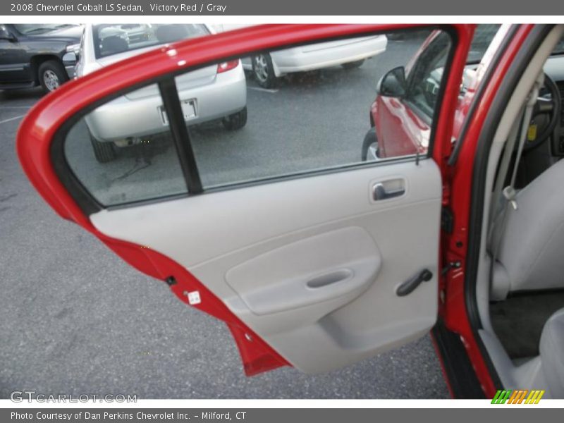 Victory Red / Gray 2008 Chevrolet Cobalt LS Sedan
