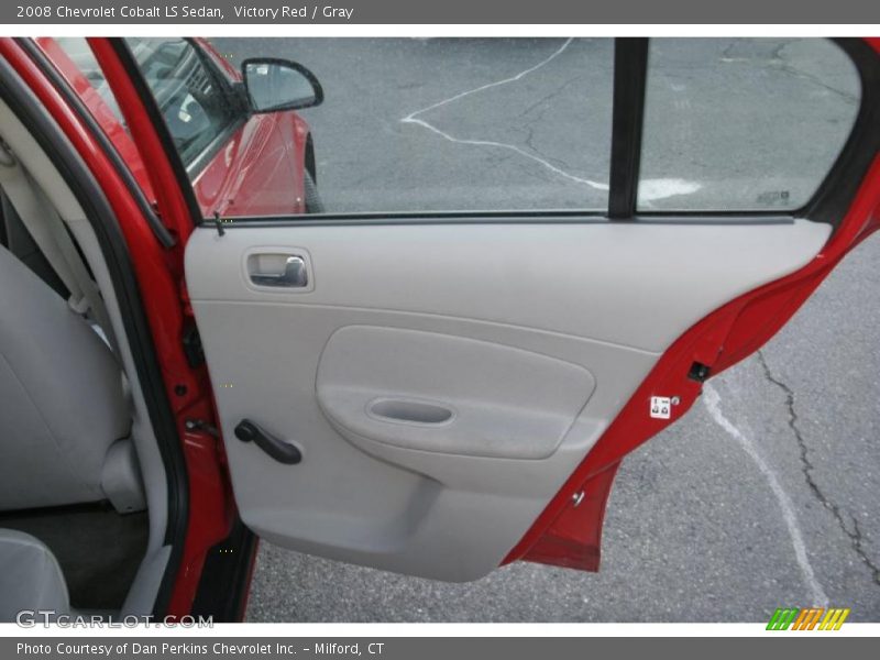 Victory Red / Gray 2008 Chevrolet Cobalt LS Sedan