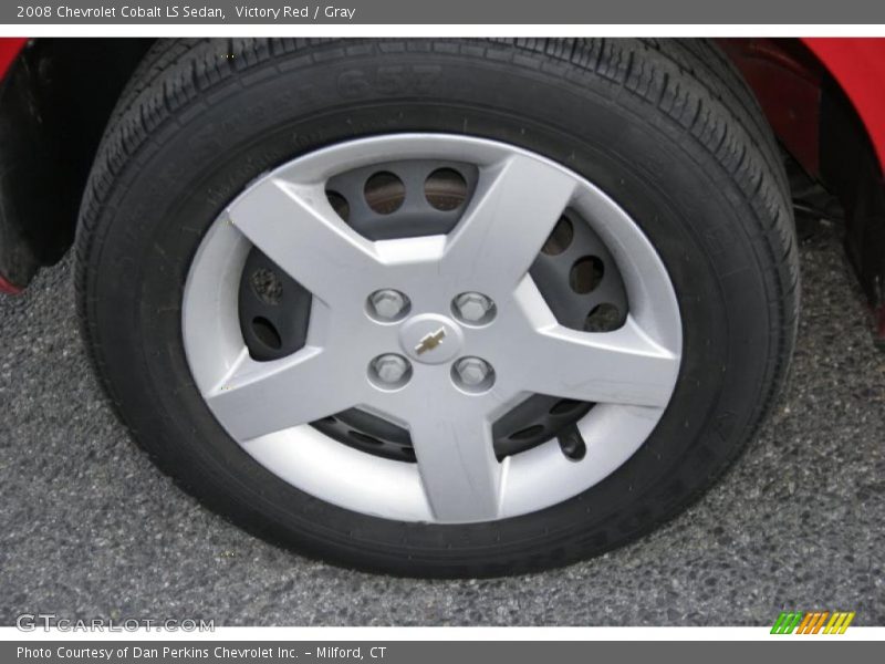 Victory Red / Gray 2008 Chevrolet Cobalt LS Sedan