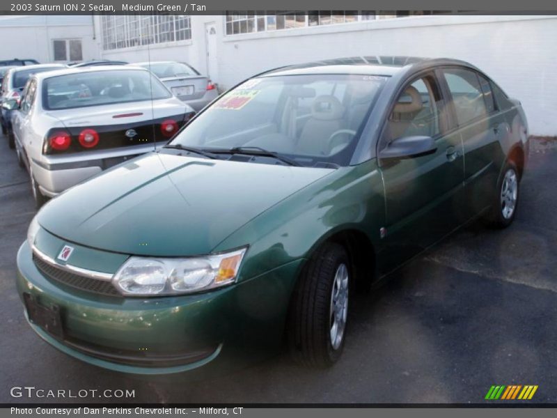 Medium Green / Tan 2003 Saturn ION 2 Sedan