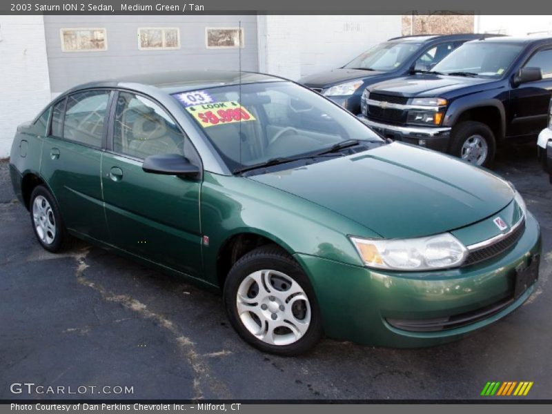 Medium Green / Tan 2003 Saturn ION 2 Sedan